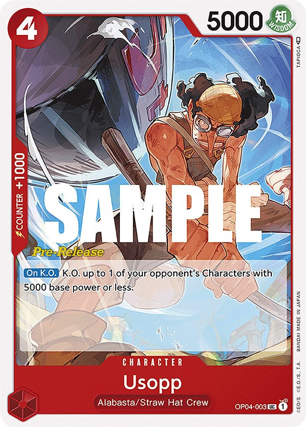 Usopp [Kingdoms of Intrigue Pre-Release Cards] | Fandemonia Ltd