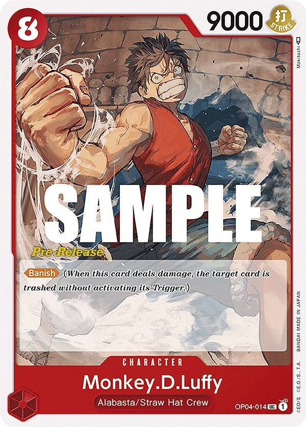 Monkey.D.Luffy [Kingdoms of Intrigue Pre-Release Cards] | Fandemonia Ltd