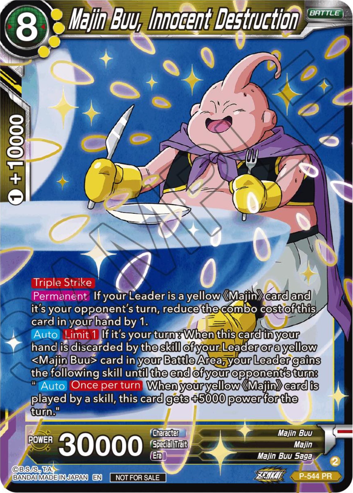 Majin Buu, Innocent Destruction (Championship Selection Pack 2023 Vol.3) (P-544) [Tournament Promotion Cards] | Fandemonia Ltd