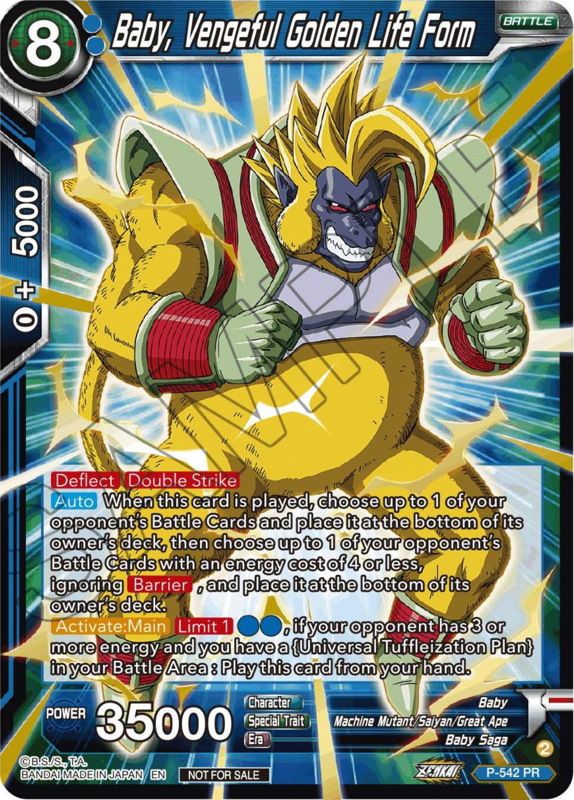 Baby, Vengeful Golden Life Form (Championship Selection Pack 2023 Vol.3) (Gold-Stamped) (P-542) [Tournament Promotion Cards] | Fandemonia Ltd