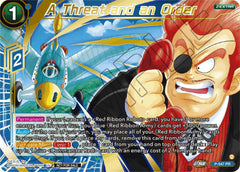 A Threat and an Order (Championship Z Extra Card Pack 2023) (Gold-Stamped) (P-547) [Tournament Promotion Cards] | Fandemonia Ltd