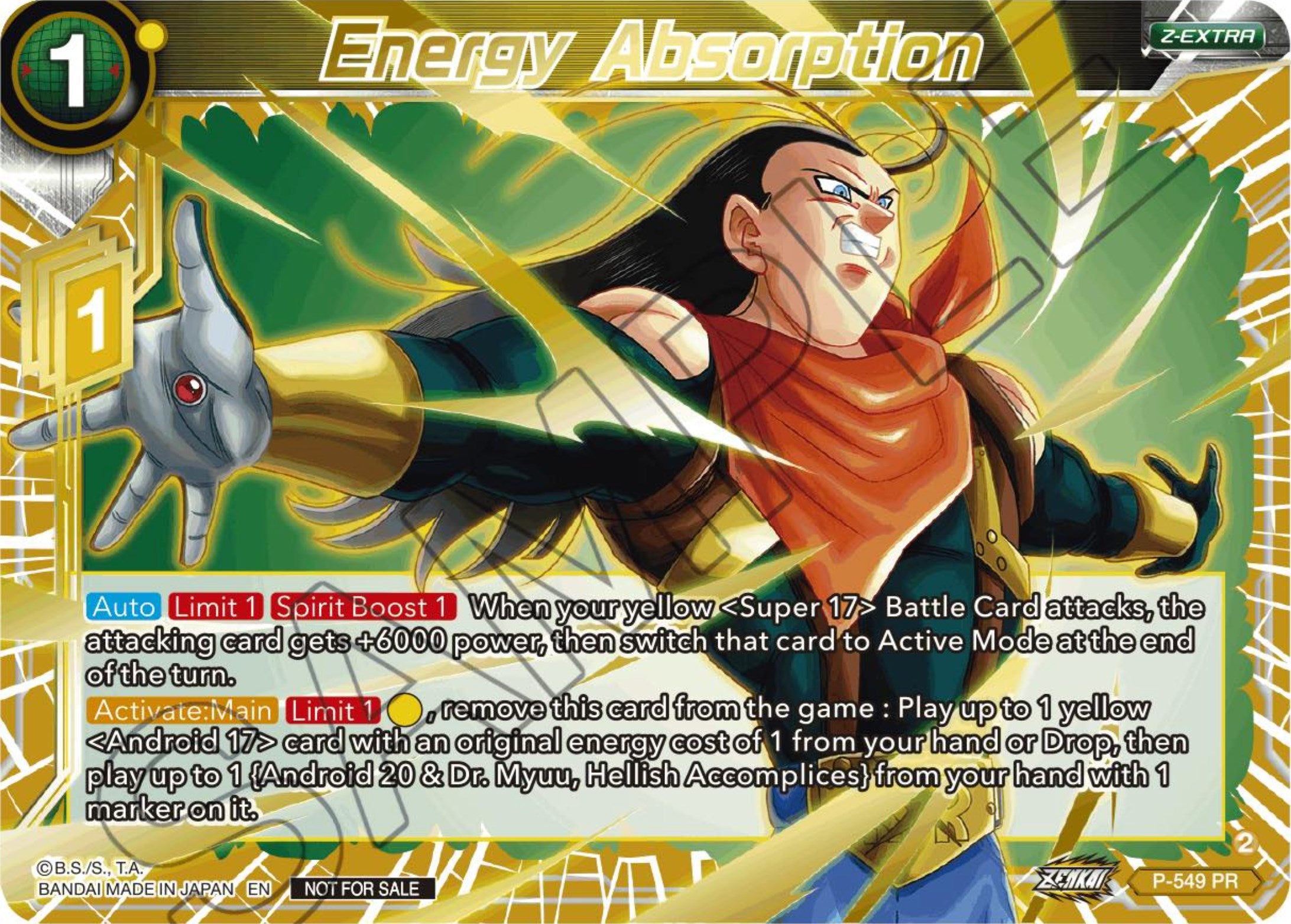 Energy Absorption (Championship Z Extra Card Pack 2023) (Gold-Stamped) (P-549) [Tournament Promotion Cards] | Fandemonia Ltd