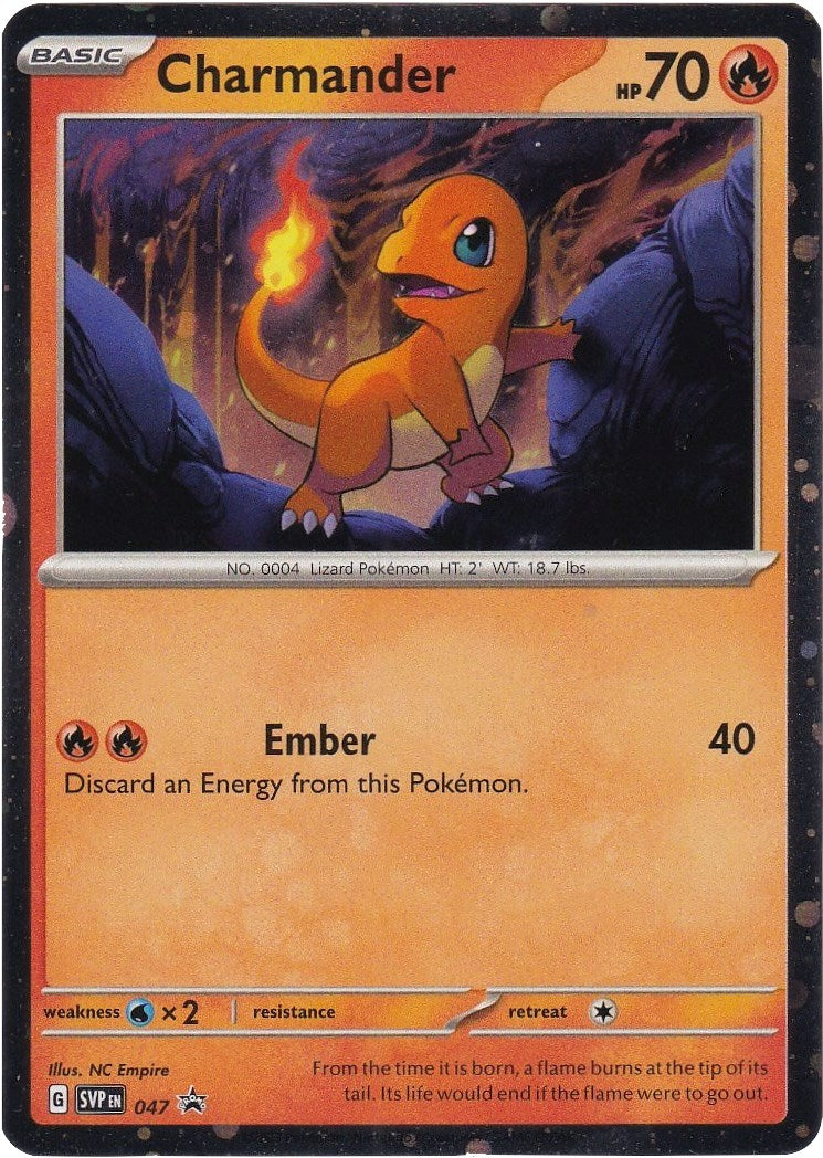 Charmander (047) (Cosmos Holo) [Scarlet & Violet: Black Star Promos] | Fandemonia Ltd