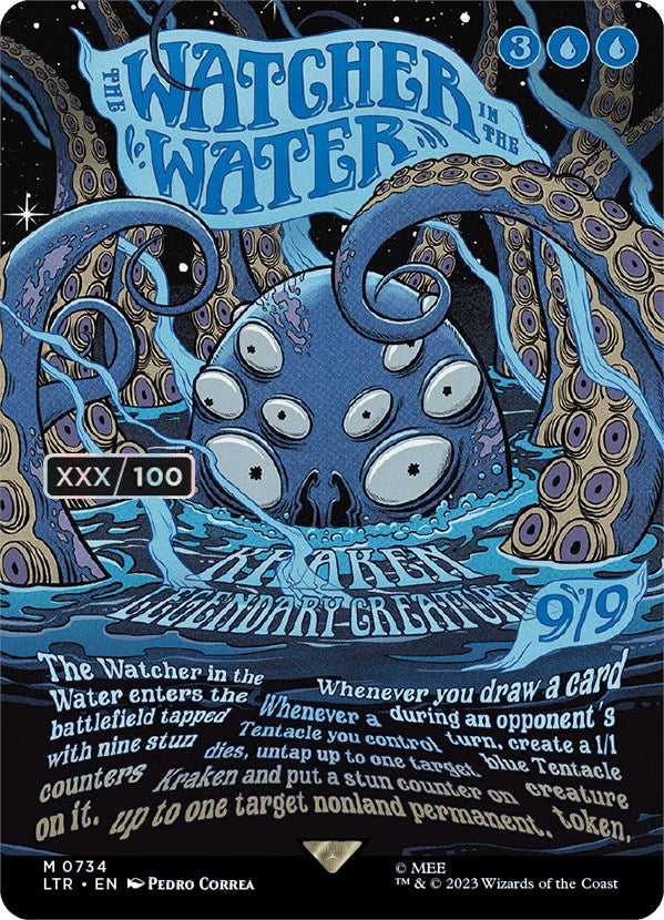 The Watcher in the Water (Borderless Poster) (Serialized) [The Lord of the Rings: Tales of Middle-Earth] | Fandemonia Ltd