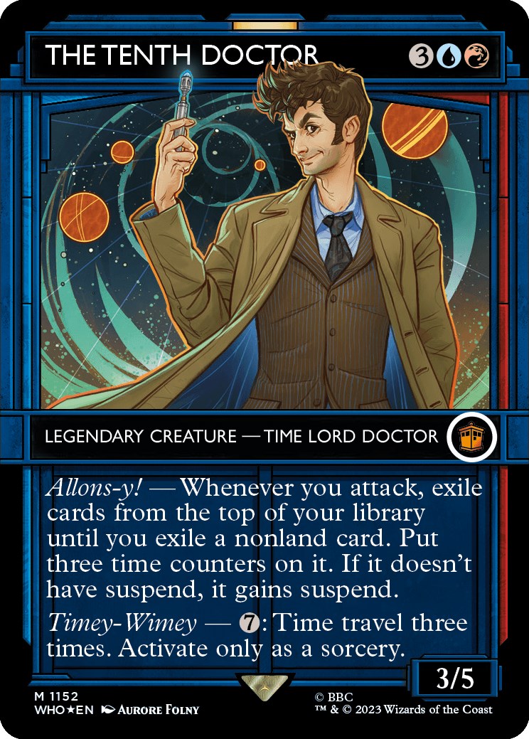 The Tenth Doctor (Showcase) (Surge Foil) [Doctor Who] | Fandemonia Ltd