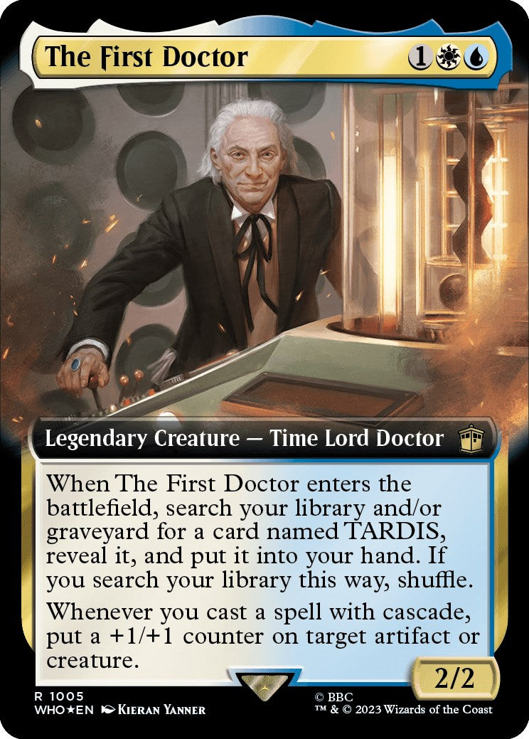 The First Doctor (Extended Art) (Surge Foil) [Doctor Who] | Fandemonia Ltd