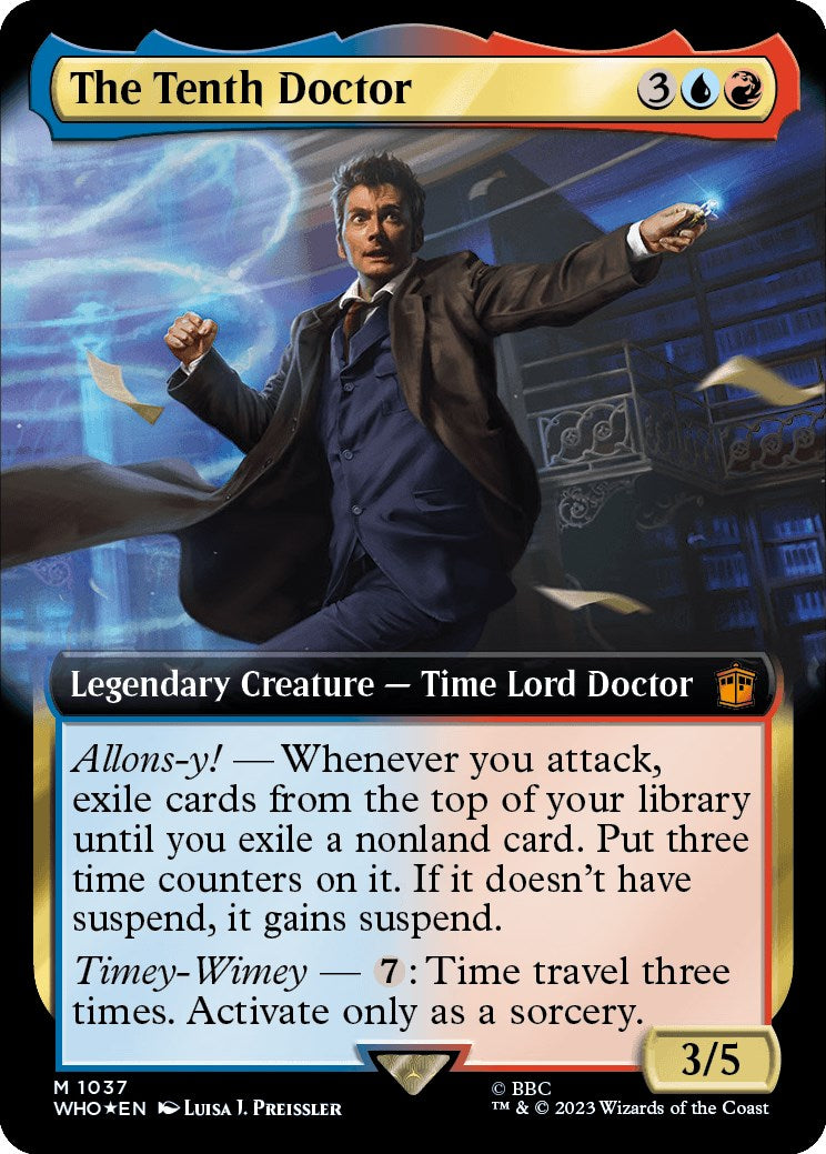 The Tenth Doctor (Extended Art) (Surge Foil) [Doctor Who] | Fandemonia Ltd