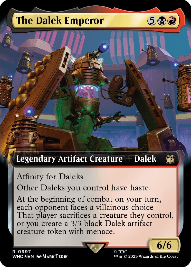 The Dalek Emperor (Extended Art) (Surge Foil) [Doctor Who] | Fandemonia Ltd