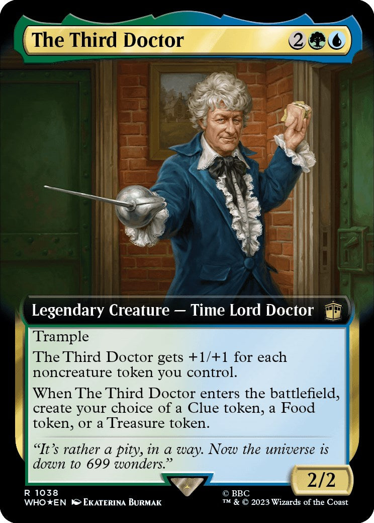 The Third Doctor (Extended Art) (Surge Foil) [Doctor Who] | Fandemonia Ltd