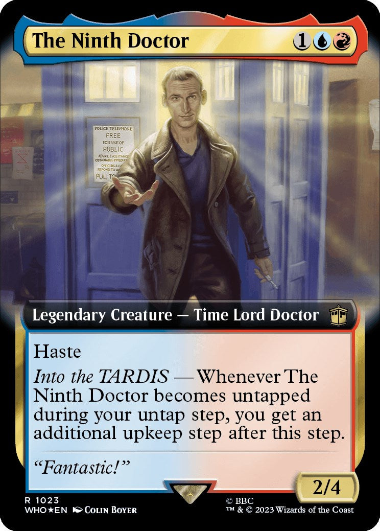 The Ninth Doctor (Extended Art) (Surge Foil) [Doctor Who] | Fandemonia Ltd