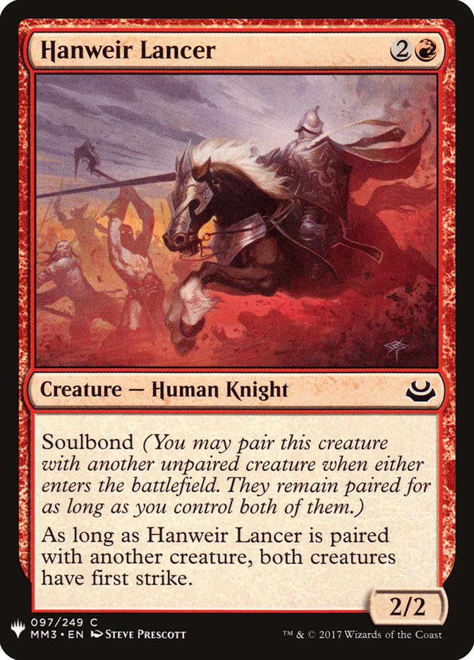 Hanweir Lancer [Mystery Booster] | Fandemonia Ltd