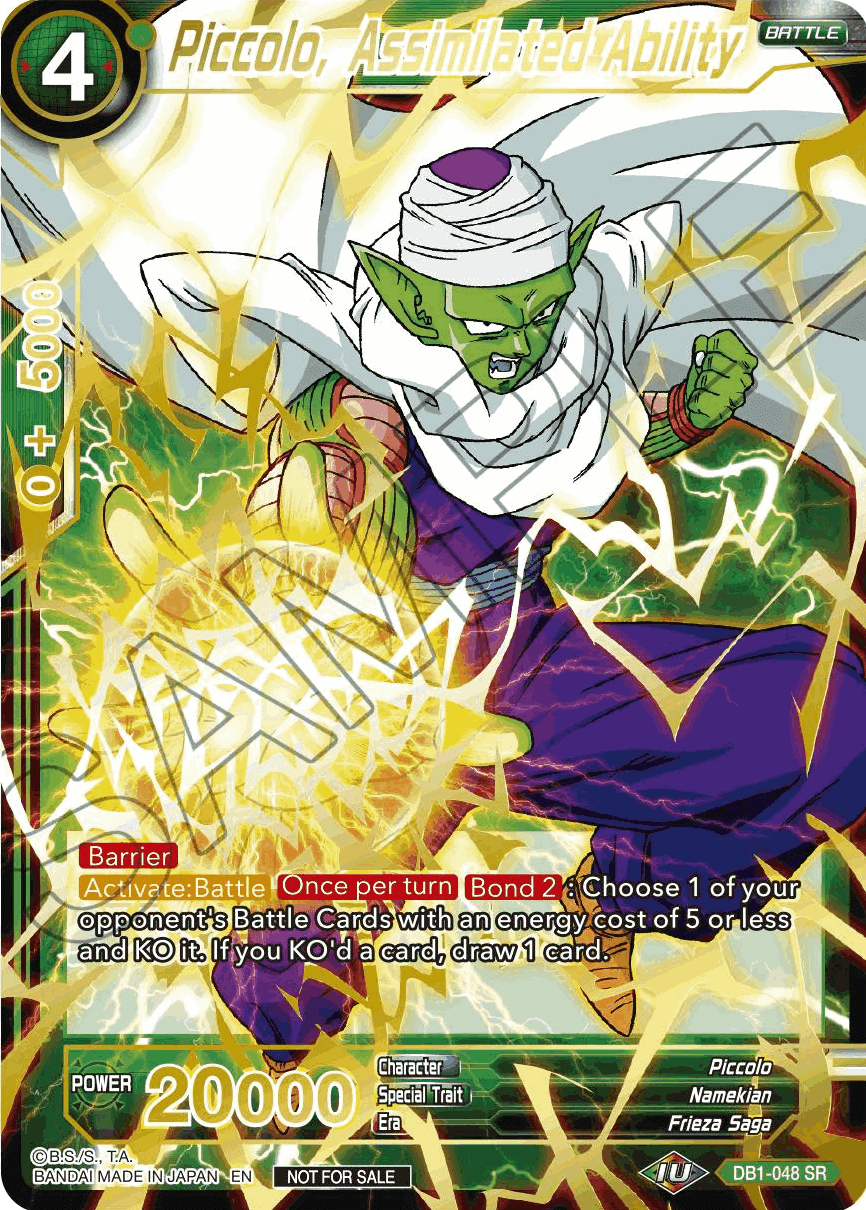 Piccolo, Assimilated Ability (Alt. Art Card Set 2023 Vol. 1) (DB1-048) [Tournament Promotion Cards] | Fandemonia Ltd