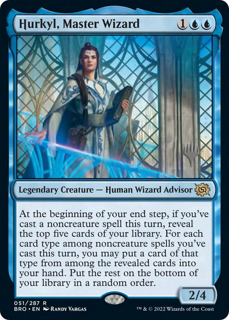 Hurkyl, Master Wizard (Promo Pack) [The Brothers' War Promos] | Fandemonia Ltd