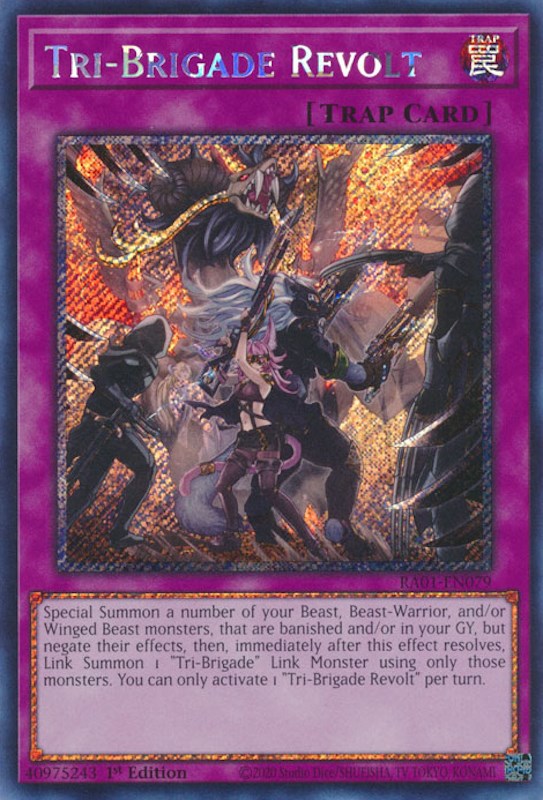 Tri-Brigade Revolt [RA01-EN079] Platinum Secret Rare | Fandemonia Ltd