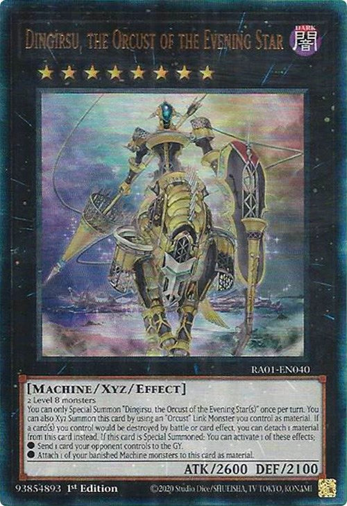 Dingirsu, the Orcust of the Evening Star [RA01-EN040] Prismatic Ultimate Rare | Fandemonia Ltd