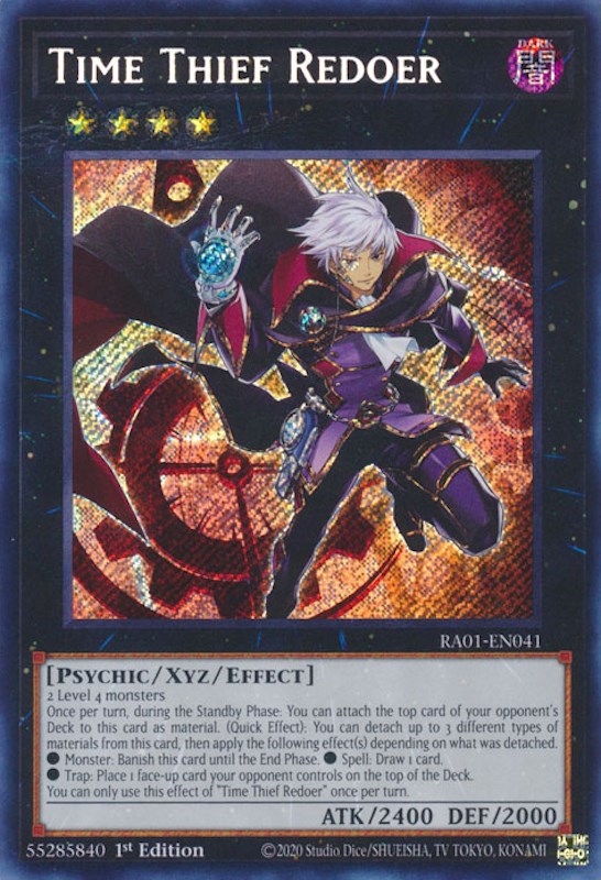 Time Thief Redoer [RA01-EN041] Secret Rare | Fandemonia Ltd