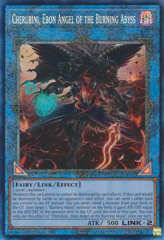 Cherubini, Ebon Angel of the Burning Abyss [RA01-EN042] Prismatic Collector's Rare | Fandemonia Ltd