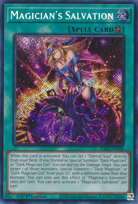 Magician's Salvation [RA01-EN068] Secret Rare | Fandemonia Ltd