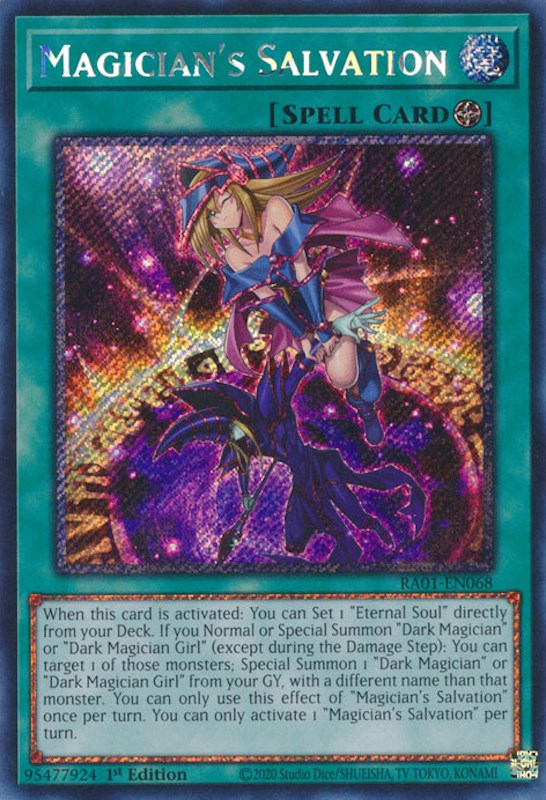 Magician's Salvation [RA01-EN068] Platinum Secret Rare | Fandemonia Ltd