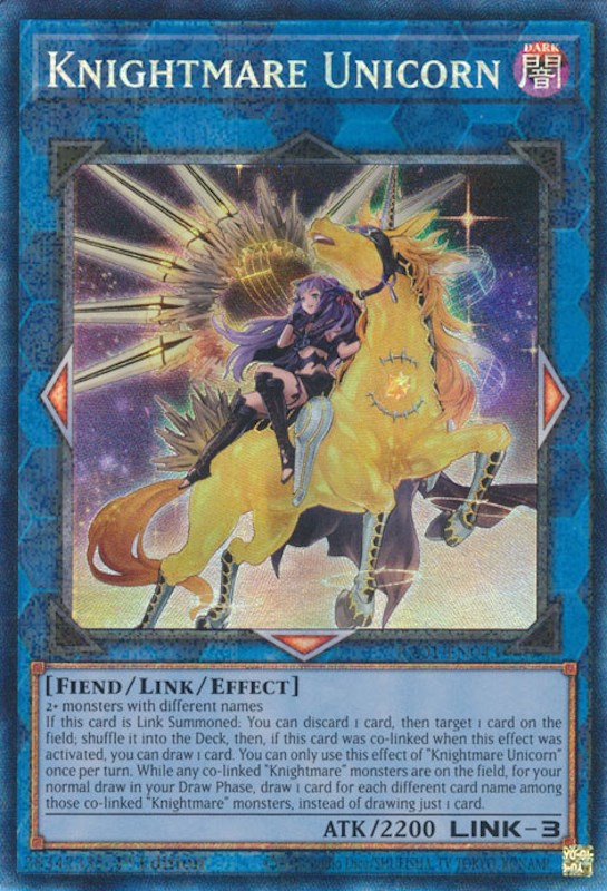 Knightmare Unicorn (Alternate Art) [RA01-EN043] Prismatic Collector's Rare | Fandemonia Ltd