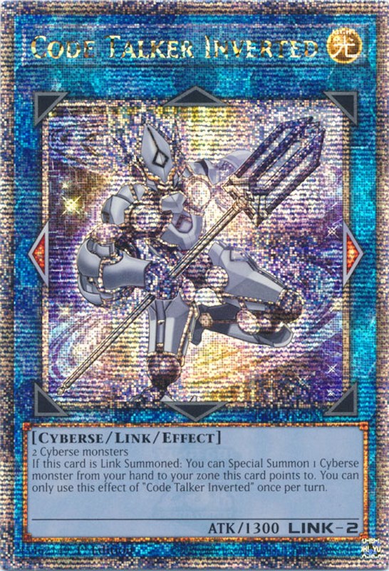 Code Talker Inverted [RA01-EN045] Quarter Century Secret Rare | Fandemonia Ltd