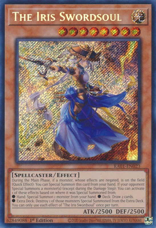 The Iris Swordsoul [RA01-EN023] Secret Rare | Fandemonia Ltd