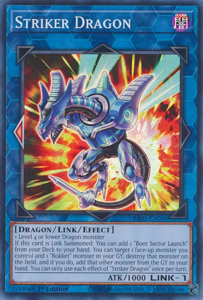 Striker Dragon [RA01-EN046] Super Rare | Fandemonia Ltd