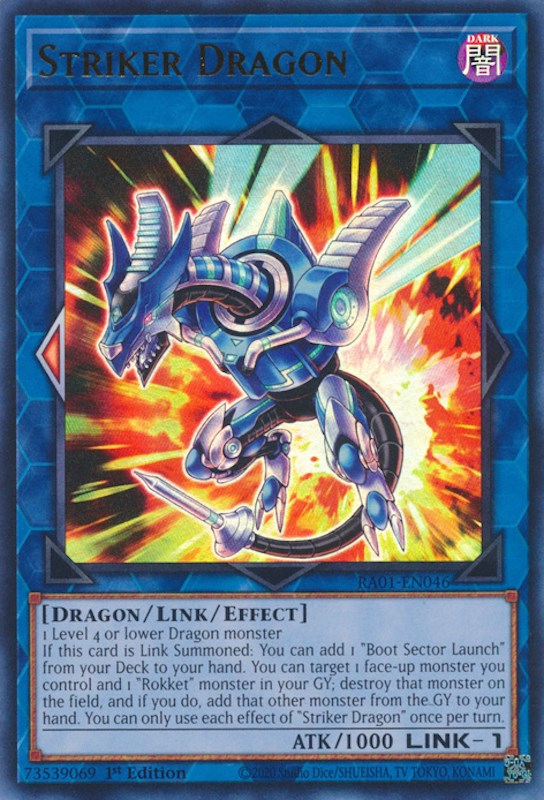 Striker Dragon [RA01-EN046] Ultra Rare | Fandemonia Ltd