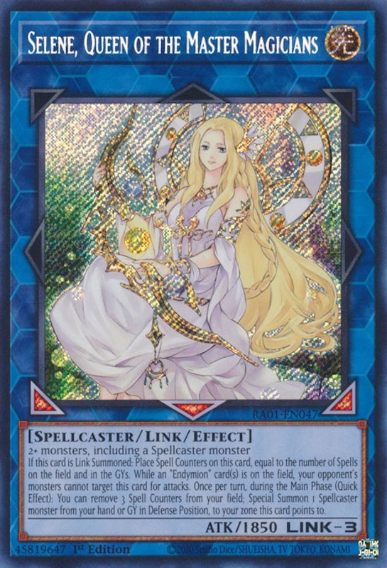 Selene, Queen of the Master Magicians [RA01-EN047] Secret Rare | Fandemonia Ltd