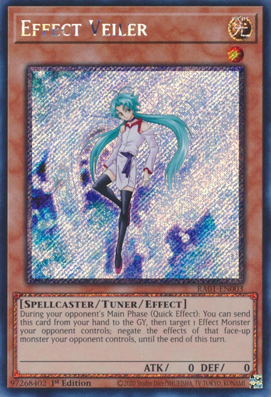 Effect Veiler [RA01-EN003] Platinum Secret Rare | Fandemonia Ltd