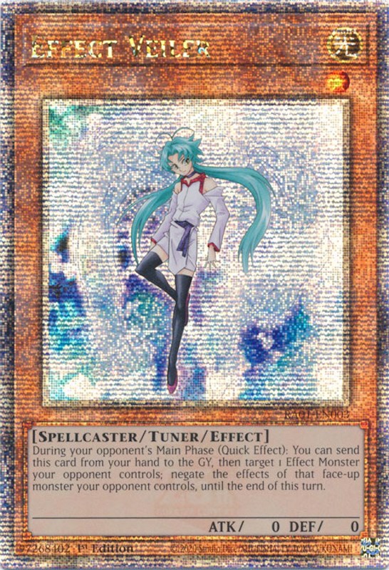 Effect Veiler [RA01-EN003] Quarter Century Secret Rare | Fandemonia Ltd