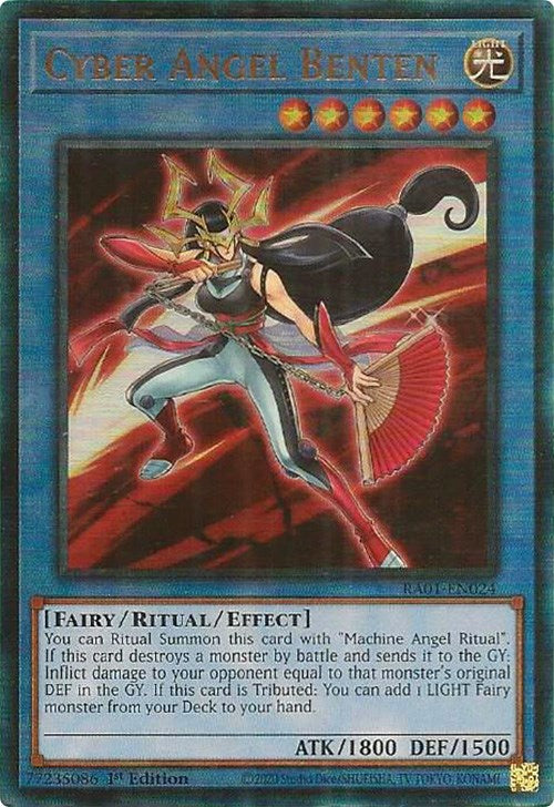 Cyber Angel Benten [RA01-EN024] Prismatic Ultimate Rare | Fandemonia Ltd