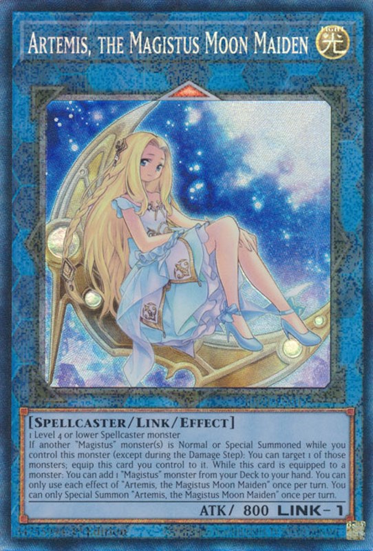 Artemis, the Magistus Moon Maiden [RA01-EN049] Prismatic Collector's Rare | Fandemonia Ltd