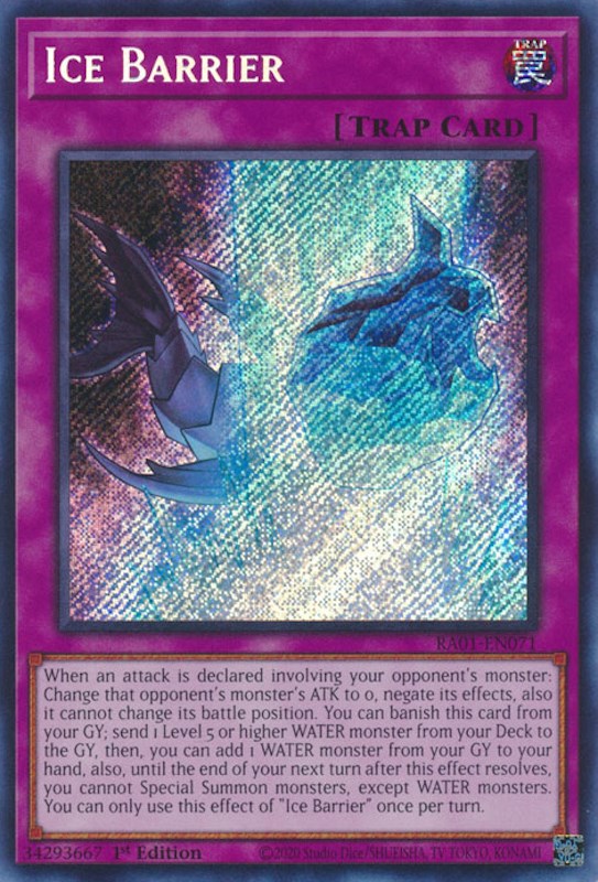 Ice Barrier [RA01-EN071] Secret Rare | Fandemonia Ltd