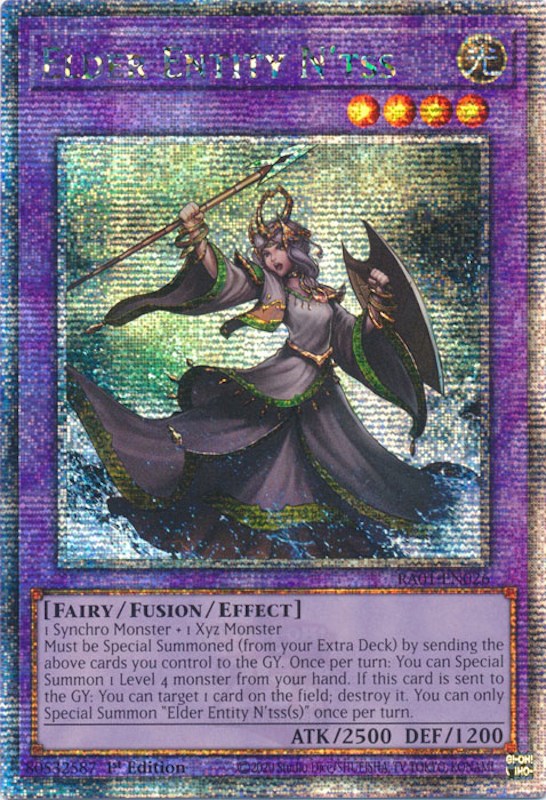 Elder Entity N'tss [RA01-EN026] Quarter Century Secret Rare | Fandemonia Ltd