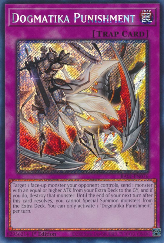 Dogmatika Punishment [RA01-EN076] Platinum Secret Rare | Fandemonia Ltd