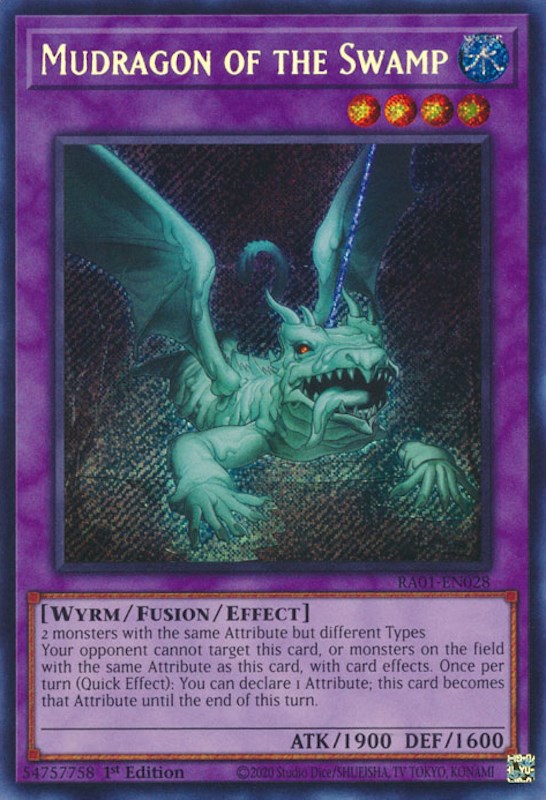 Mudragon of the Swamp [RA01-EN028] Secret Rare | Fandemonia Ltd