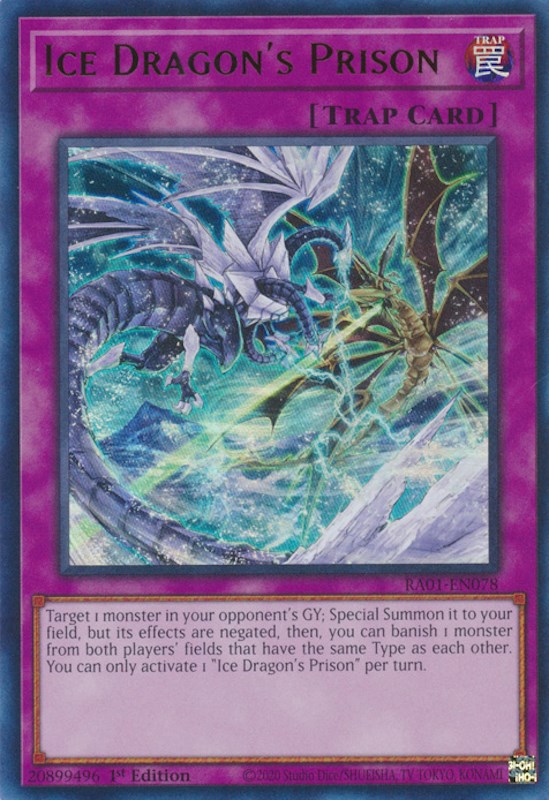 Ice Dragon's Prison [RA01-EN078] Ultra Rare | Fandemonia Ltd