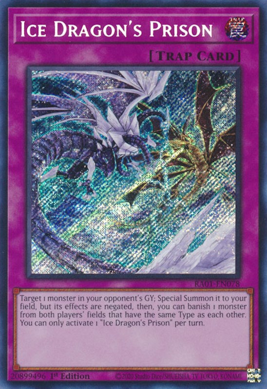 Ice Dragon's Prison [RA01-EN078] Secret Rare | Fandemonia Ltd