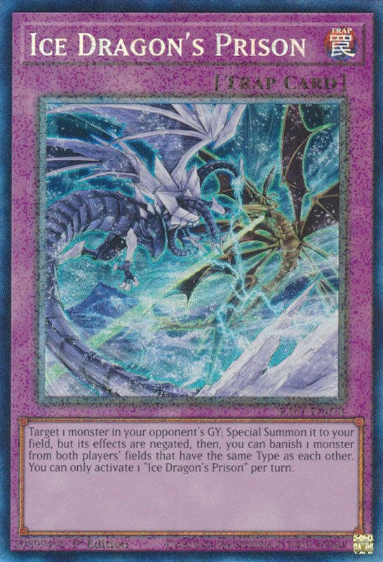 Ice Dragon's Prison [RA01-EN078] Prismatic Collector's Rare | Fandemonia Ltd