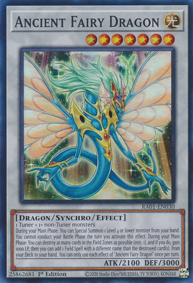 Ancient Fairy Dragon [RA01-EN030] Super Rare | Fandemonia Ltd