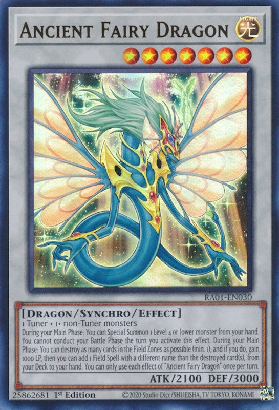 Ancient Fairy Dragon [RA01-EN030] Ultra Rare | Fandemonia Ltd