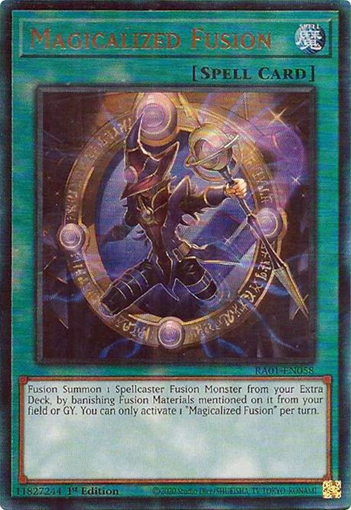 Magicalized Fusion [RA01-EN058] Prismatic Ultimate Rare | Fandemonia Ltd