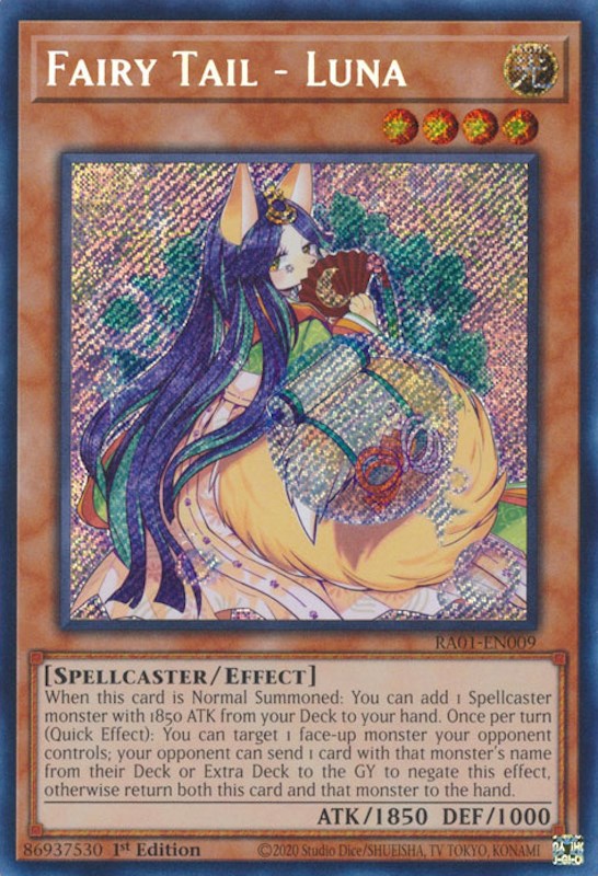 Fairy Tail - Luna [RA01-EN009] Secret Rare | Fandemonia Ltd