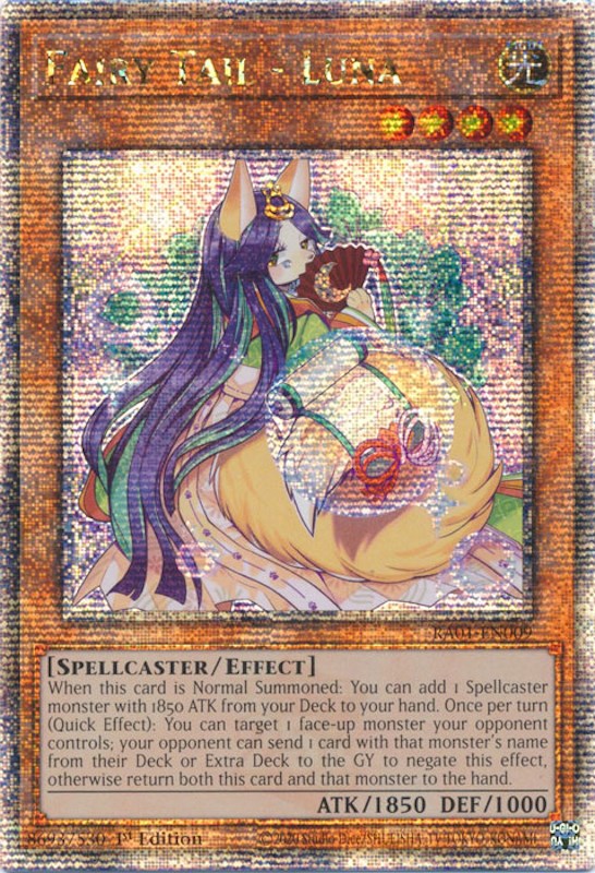 Fairy Tail - Luna [RA01-EN009] Quarter Century Secret Rare | Fandemonia Ltd