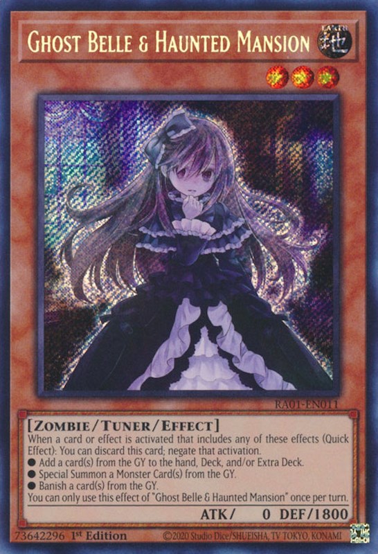 Ghost Belle & Haunted Mansion [RA01-EN011] Secret Rare | Fandemonia Ltd