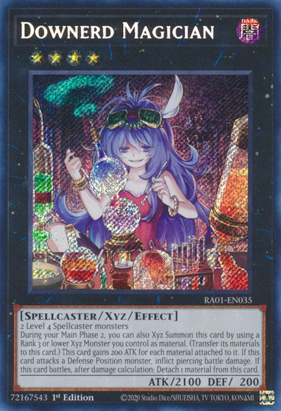 Downerd Magician [RA01-EN035] Secret Rare | Fandemonia Ltd