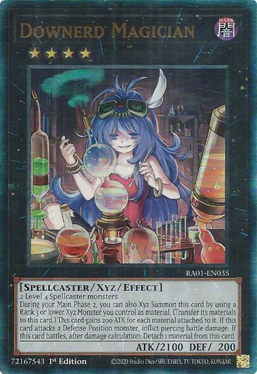 Downerd Magician [RA01-EN035] Prismatic Ultimate Rare | Fandemonia Ltd