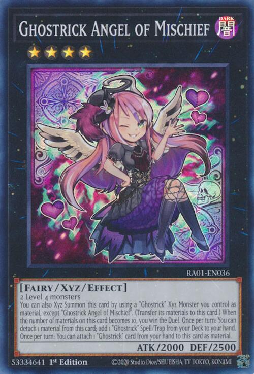 Ghostrick Angel of Mischief [RA01-EN036] Super Rare | Fandemonia Ltd