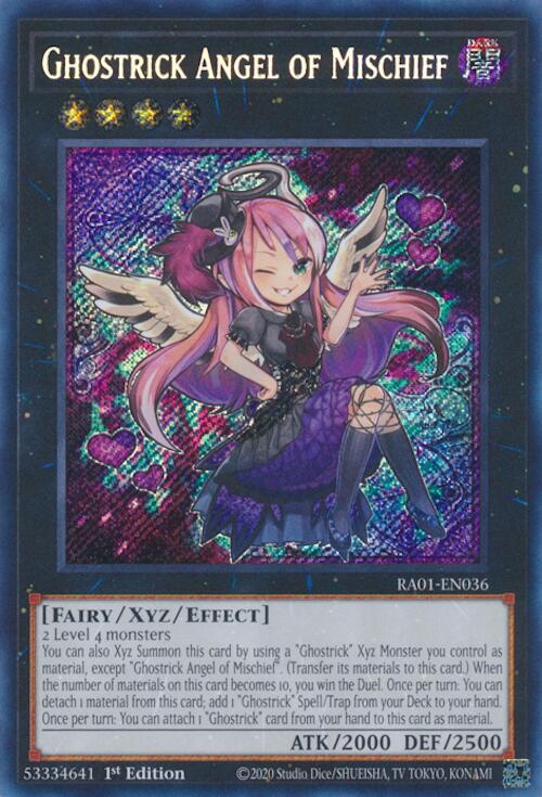 Ghostrick Angel of Mischief [RA01-EN036] Secret Rare | Fandemonia Ltd